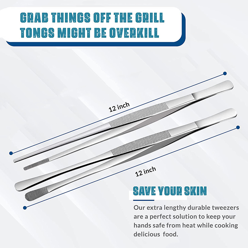 2Pcs 12-Inch Kitchen Cooking T - đánh giá và giá Feeding Tong Stainless