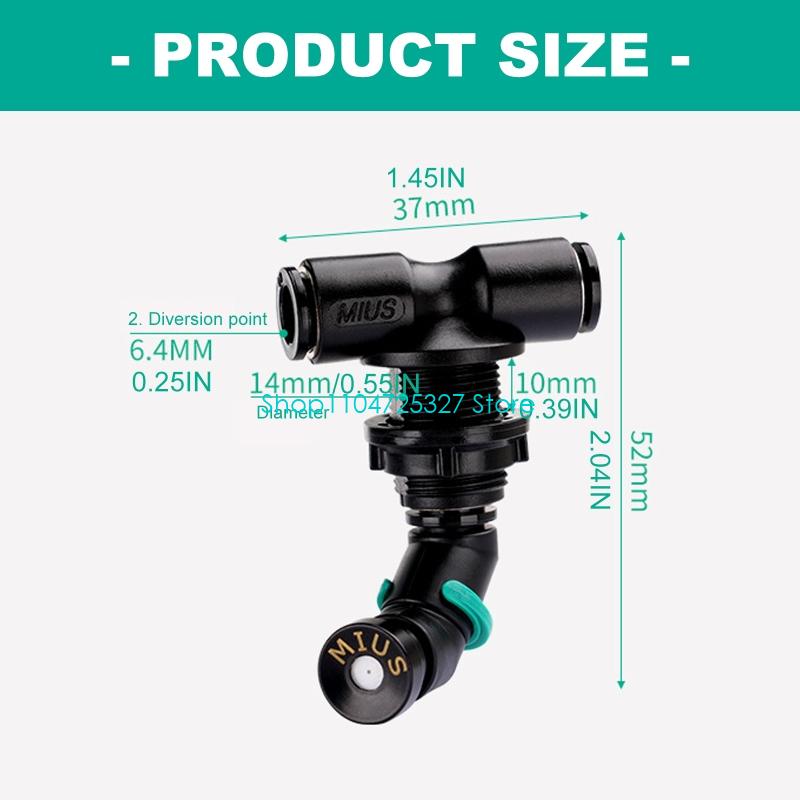 D8KF Rainforests Tanks Máy phu - đánh giá và giá Misting Nozzle Reptile