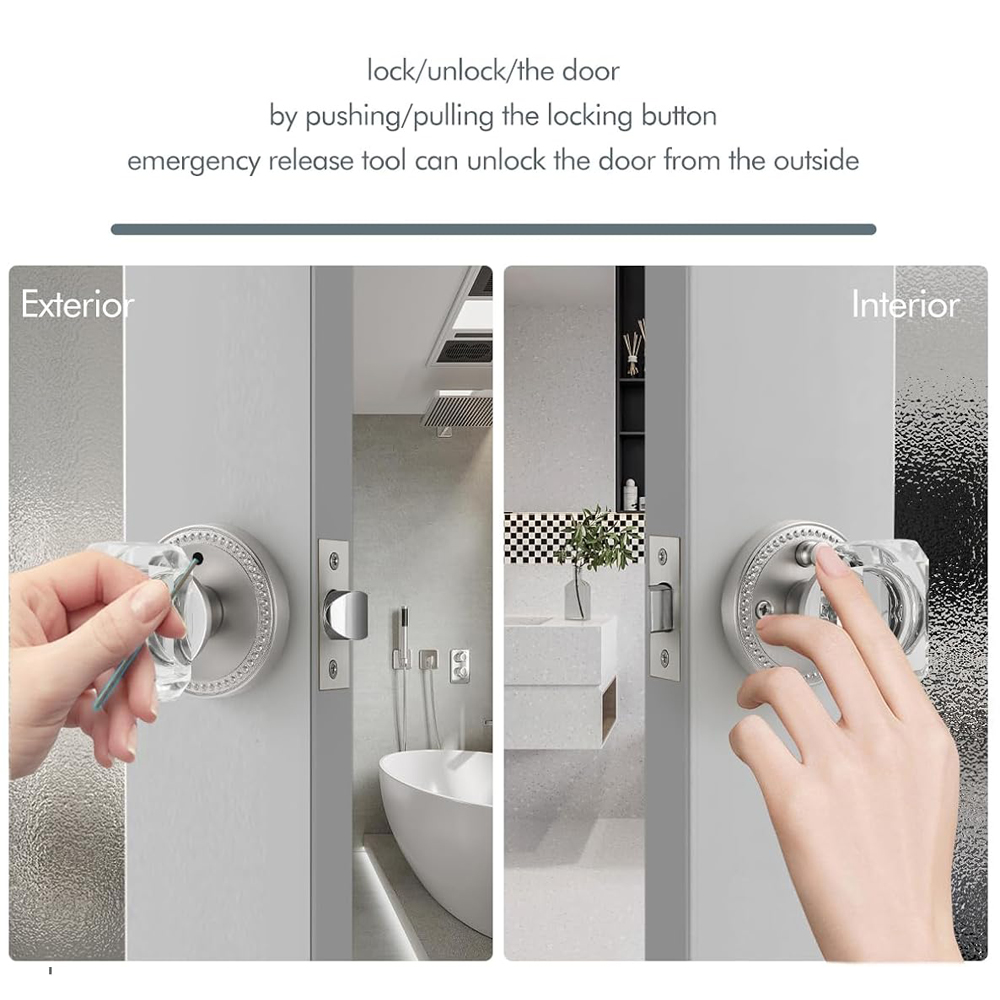 Brushed crystal door handle, p - đánh giá và giá Glass Door Hinge